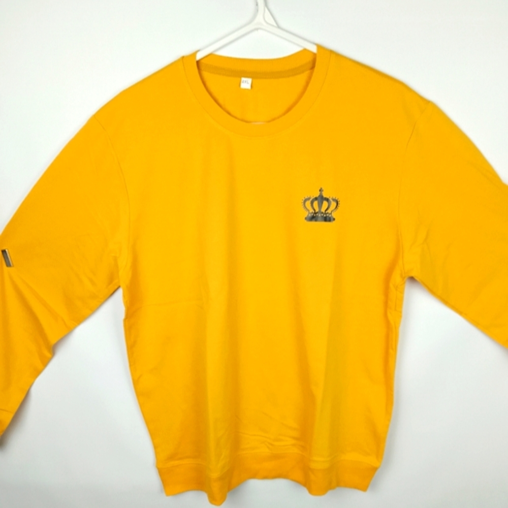 Brand new crown orange yellow sweatshirt